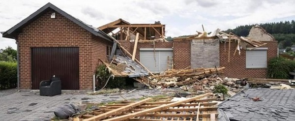 დამანგრეველი ტორნადო ბელგიაში – დაზიანებულია საცხოვრებელი სახლები