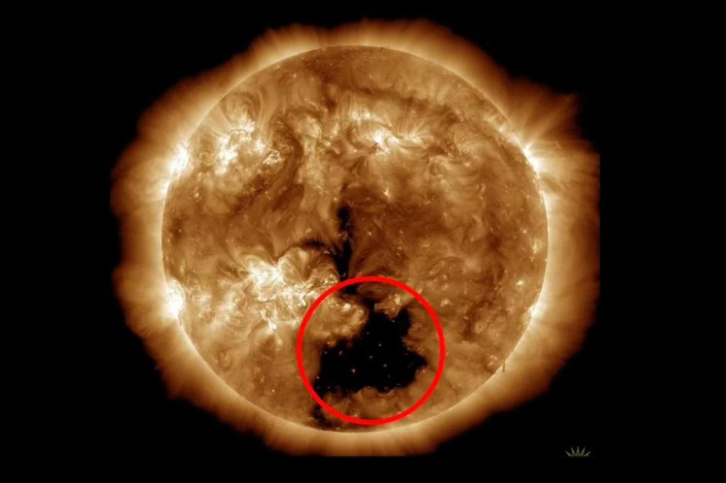 მზეზე უზარმაზარი ხვრელი გაჩნდა, რომელიც დედამიწას დაახლოებით 60-ჯერ აღემატება