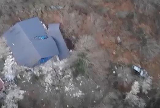 ევაკუირებულია 38 ოჯახი, დაინგრა 5 სახლი - ტყიბულში, სოფელ კურსებში მეწყერი ჩამოწვა